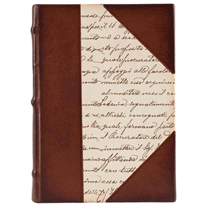Leather Calligraphy Paper Hardback Notebook