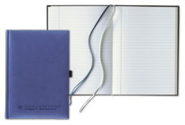 periwinkle faux leather casebound medium journal