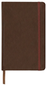 brown bound hardback notebook
