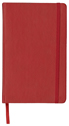 red bound hardback notebook