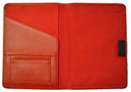 Leather Classic Notebook Red