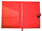 Leather Forever Notebook Red
