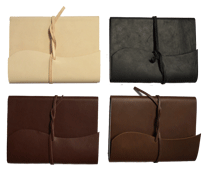 Leather Recycled Wrapped Hardback Notebooks
